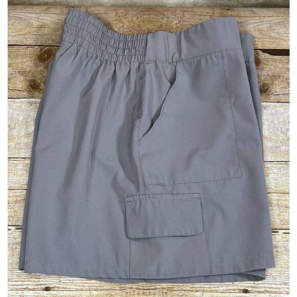 REEBOK WIDE WAIST PULL ON ACTIVE EVERYDAY ATHLEISURE SHORTS SIZE LARGE - Picture 3 of 4